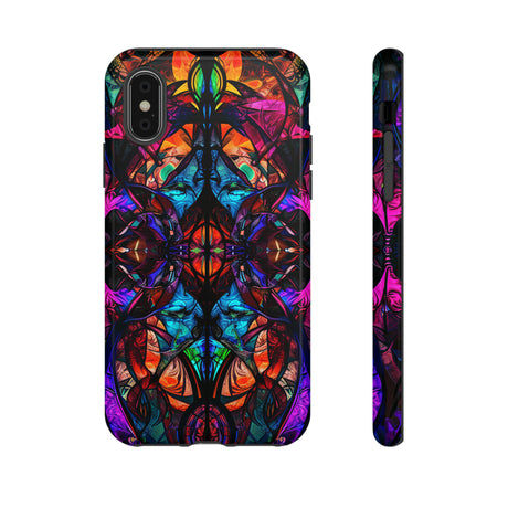 Gothic Stained Glass Splendor - Protective Phone Case