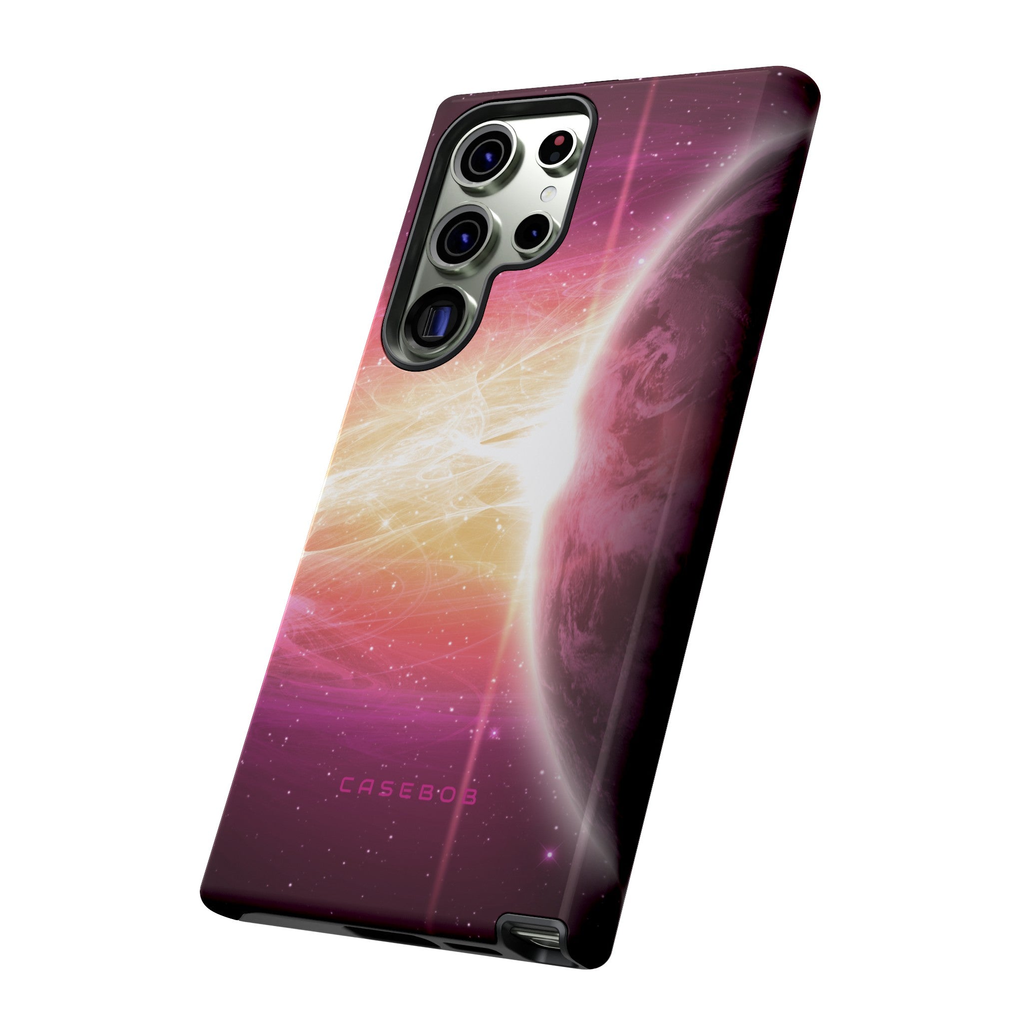 Purple Planets in Space - Protective Phone Case