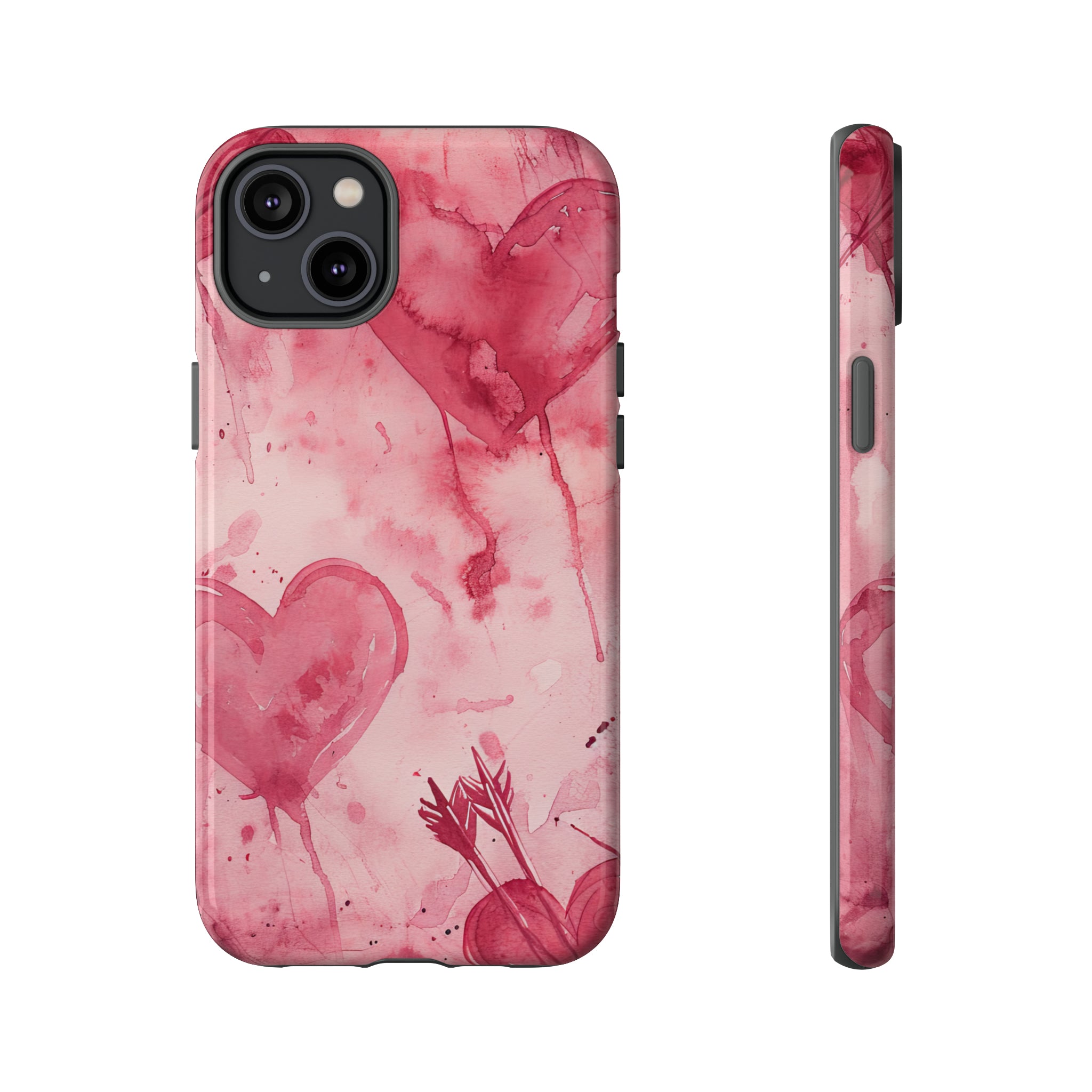 Cupid's Heart Entwined - Protective Phone Case