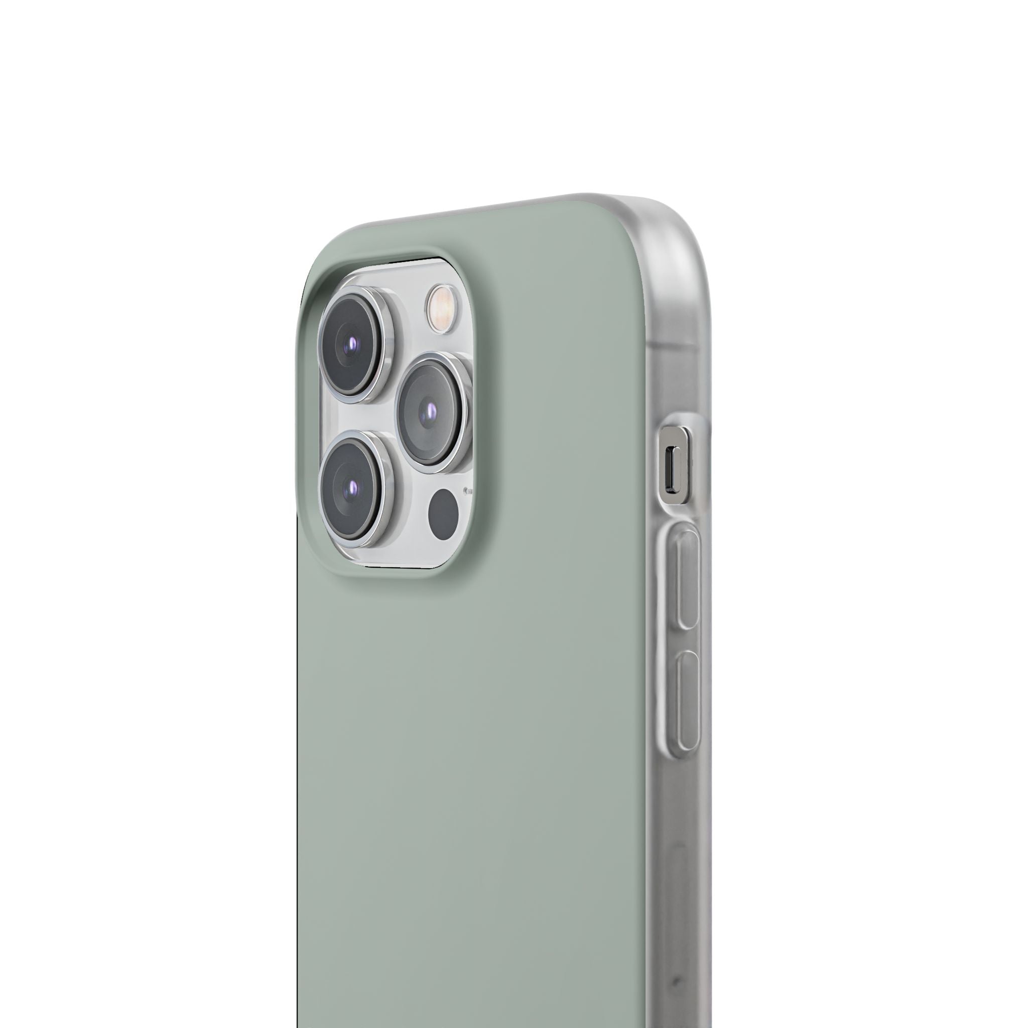 Aschgraue iPhone-Hülle – Flexi