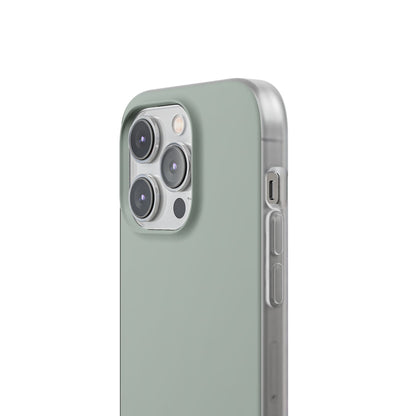 Aschgraue iPhone-Hülle – Flexi