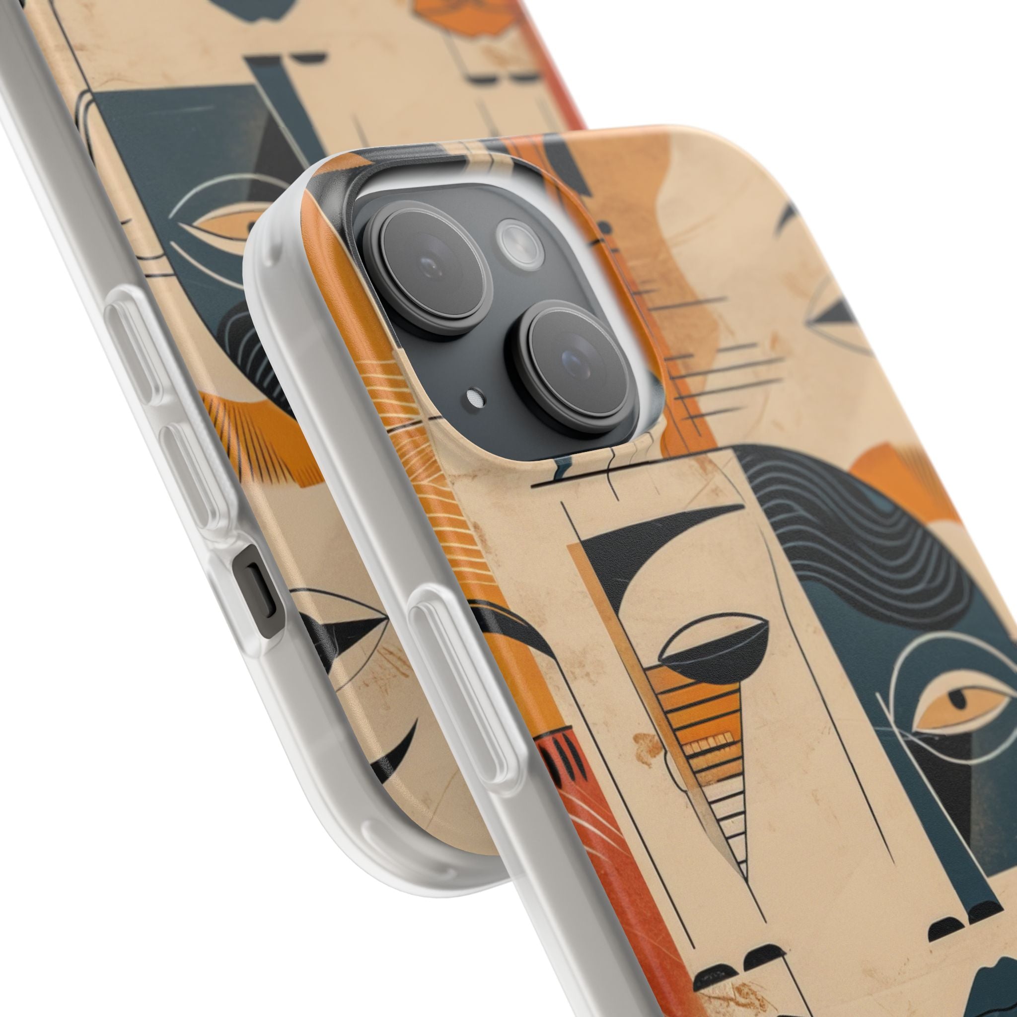 Cubist Introspection | Flexible Phone Case for iPhone