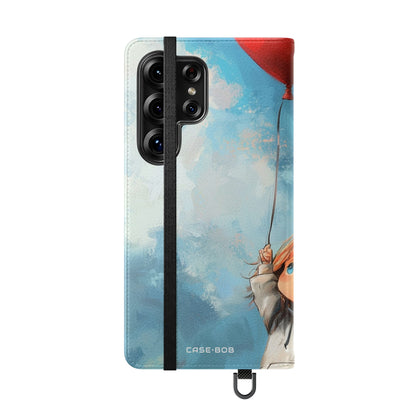 Heart Balloon Glow - Samsung S25 Ultra Case - Wallet