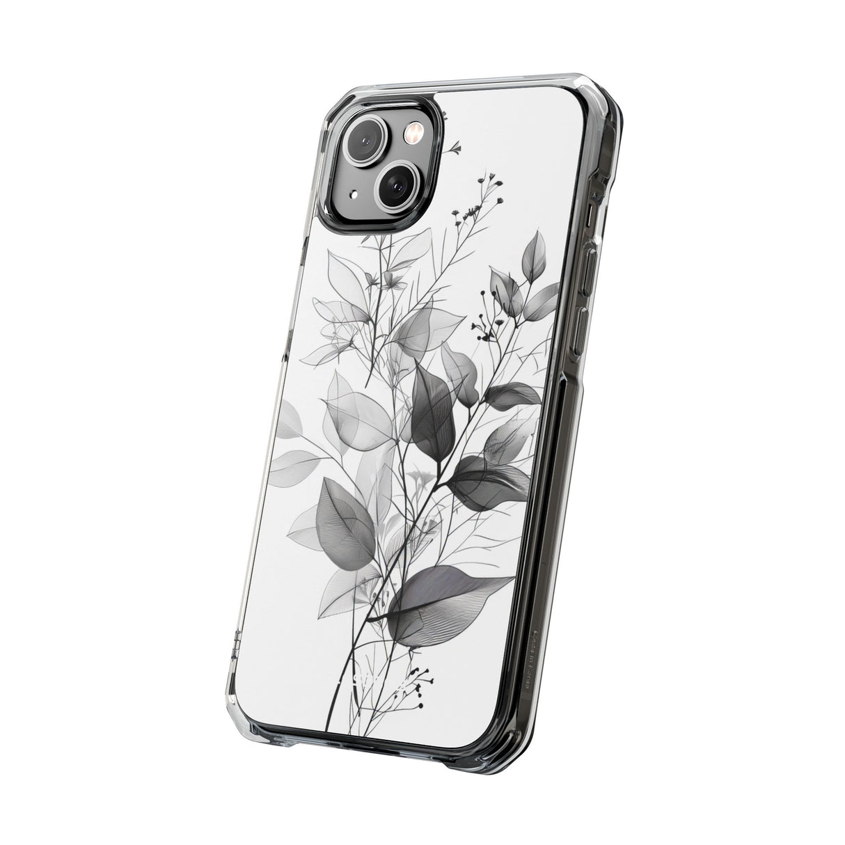 Ethereal Monochrome - Phone Case for iPhone (Clear Impact - Magnetic)