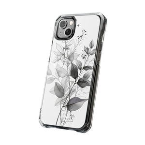 Botanical Serenity - Phone Case for iPhone (Clear Impact - Magnetic)