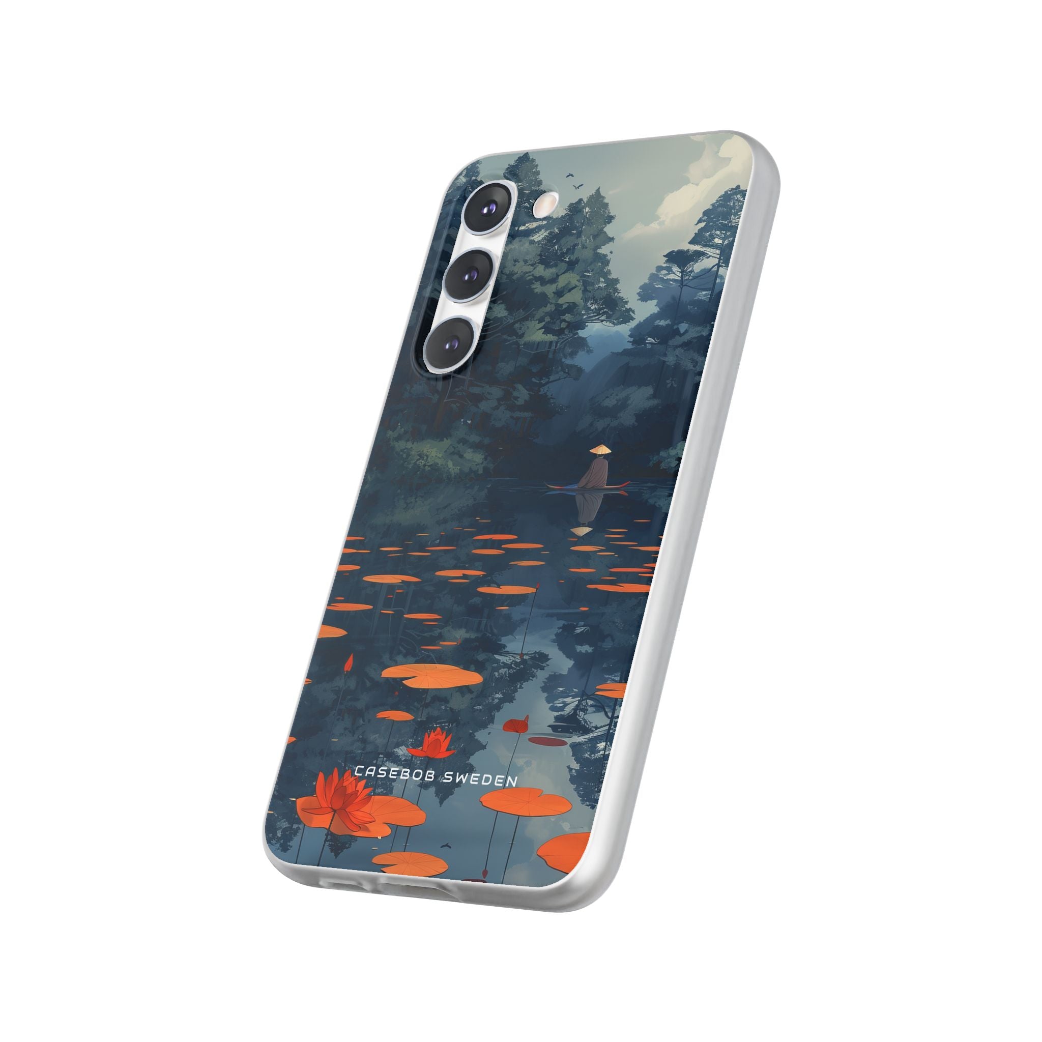 Tranquil Lotus Reflections Samsung S23 - Flexi Phone Case