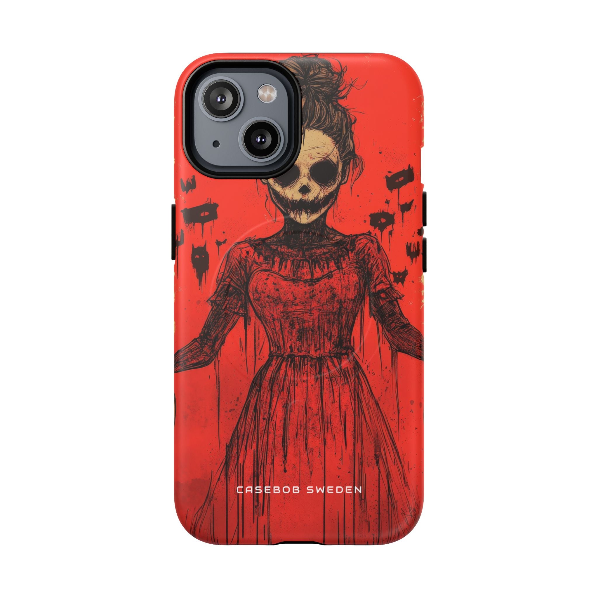 Haunting Scarlet Descent iPhone 14  Tough+ Phone Case