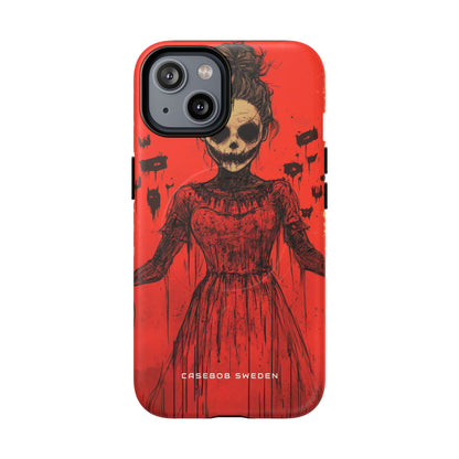 Haunting Scarlet Descent iPhone 14 | Tough+ Phone Case