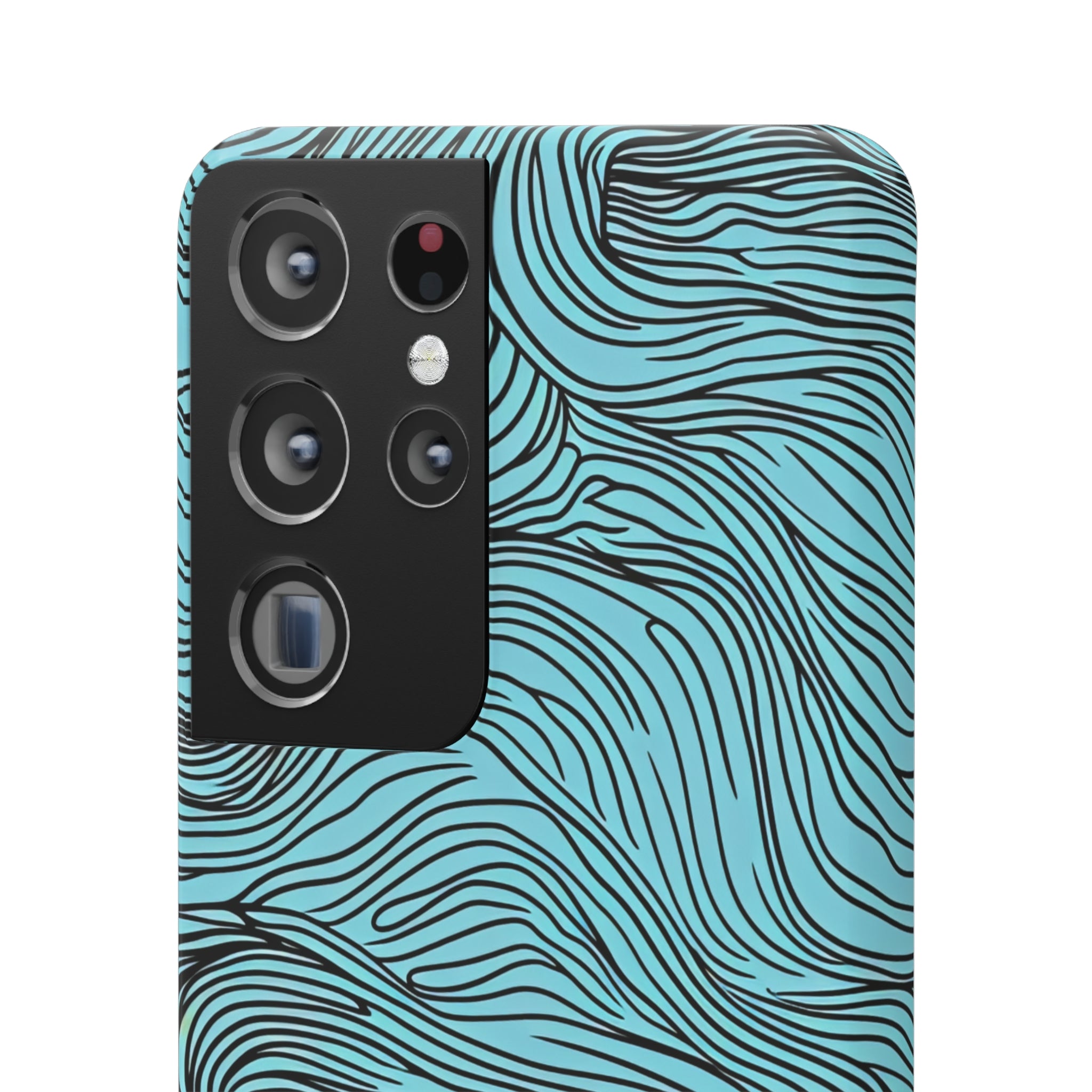 Wavy Serenity | Slim Phone Case for Samsung