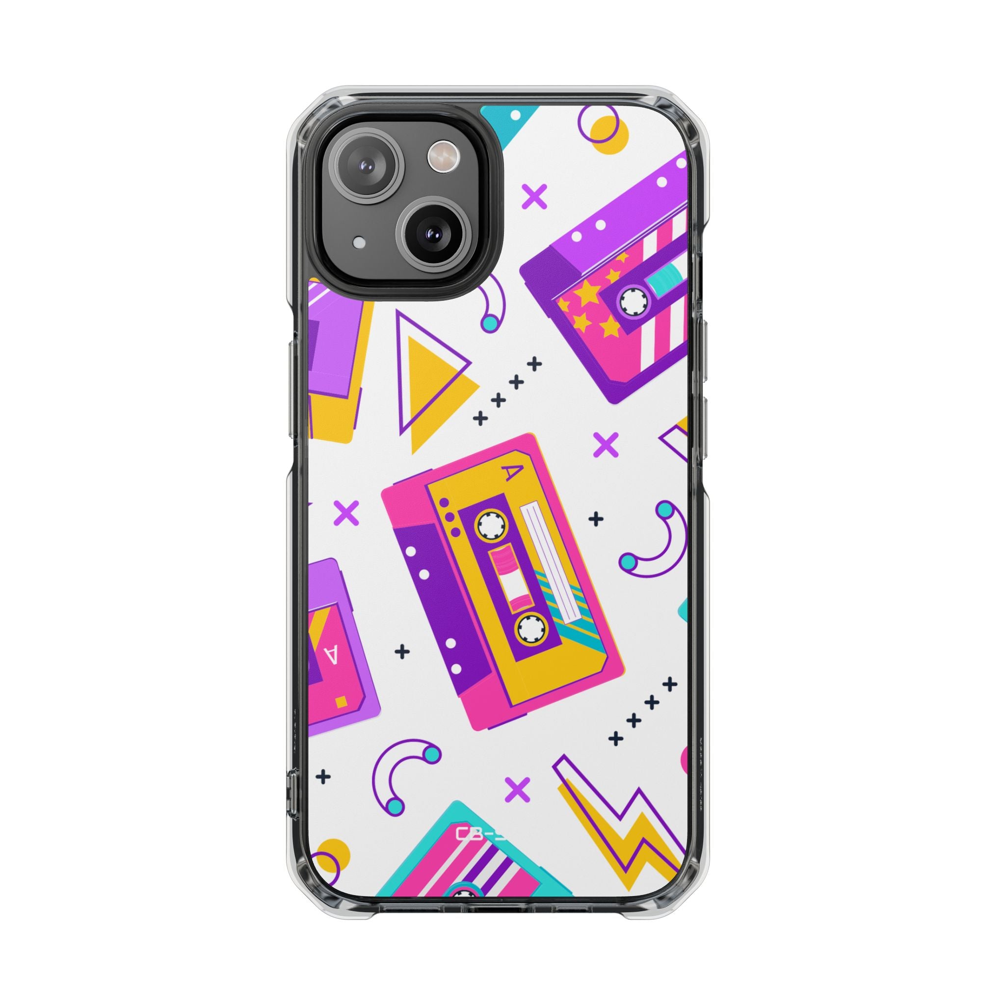 Retro Cassette Chaos iPhone Case - Impact