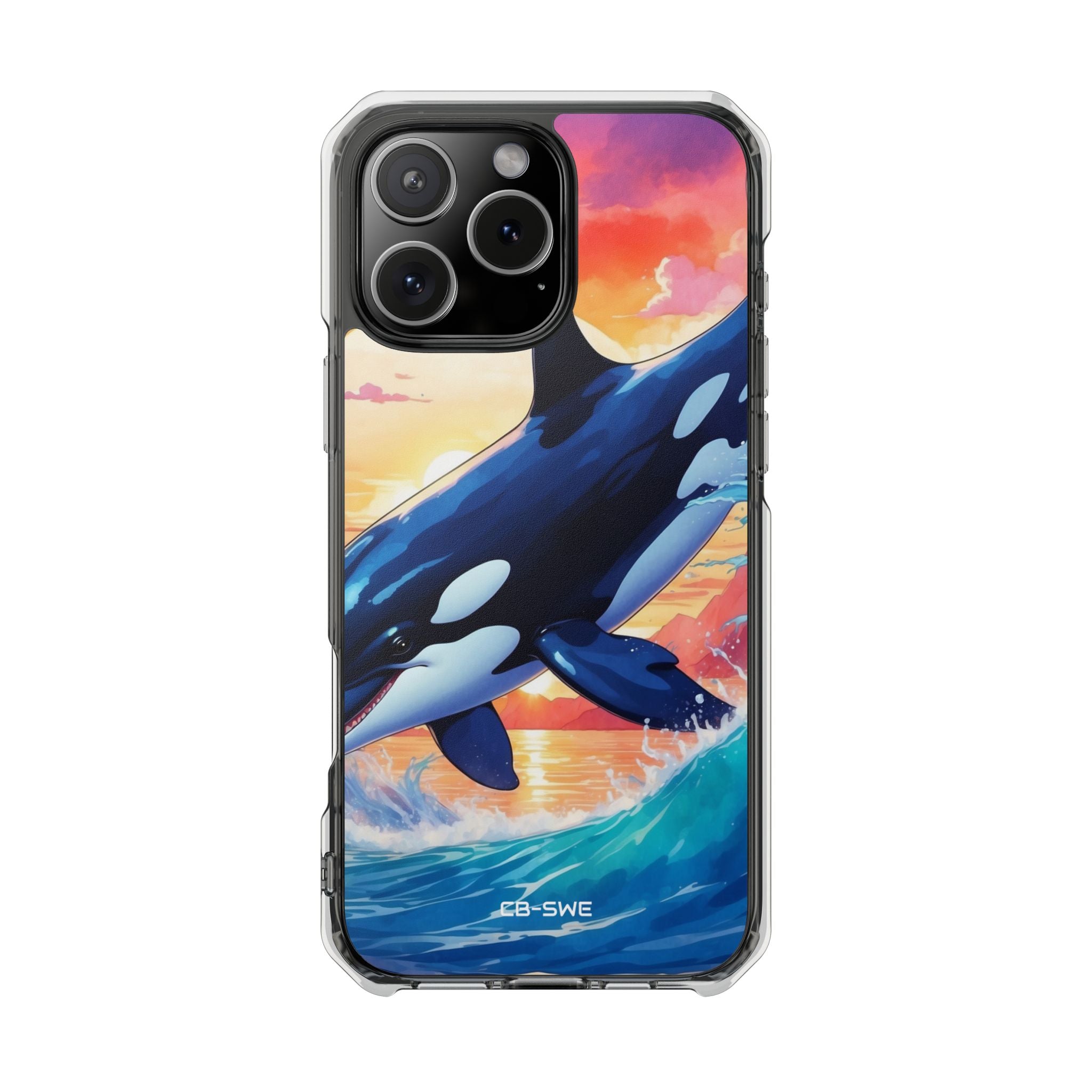 Orca Leaps Joyfully iPhone Case - Impact