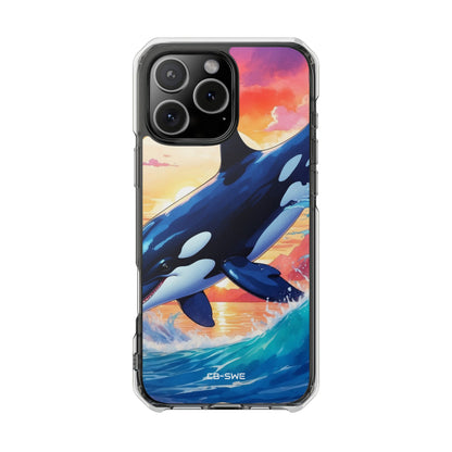 Orca Leaps Joyfully iPhone Case - Impact