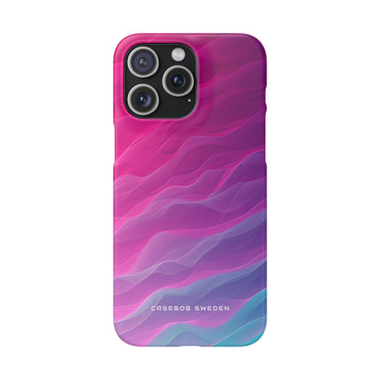 Gradient Oceanflow Waves iPhone 15 - Slim Phone Case