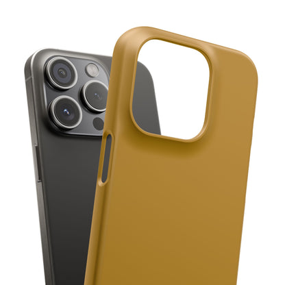 Dark Golden Rod iPhone 15 - Slim Phone Case