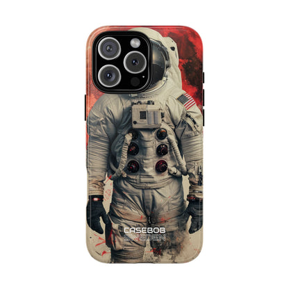 Crimson Spacewalk Dream iPhone 16 - Tough