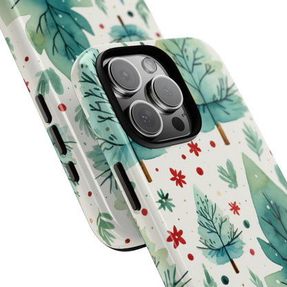 Joyful Evergreen Dance - iPhone Case