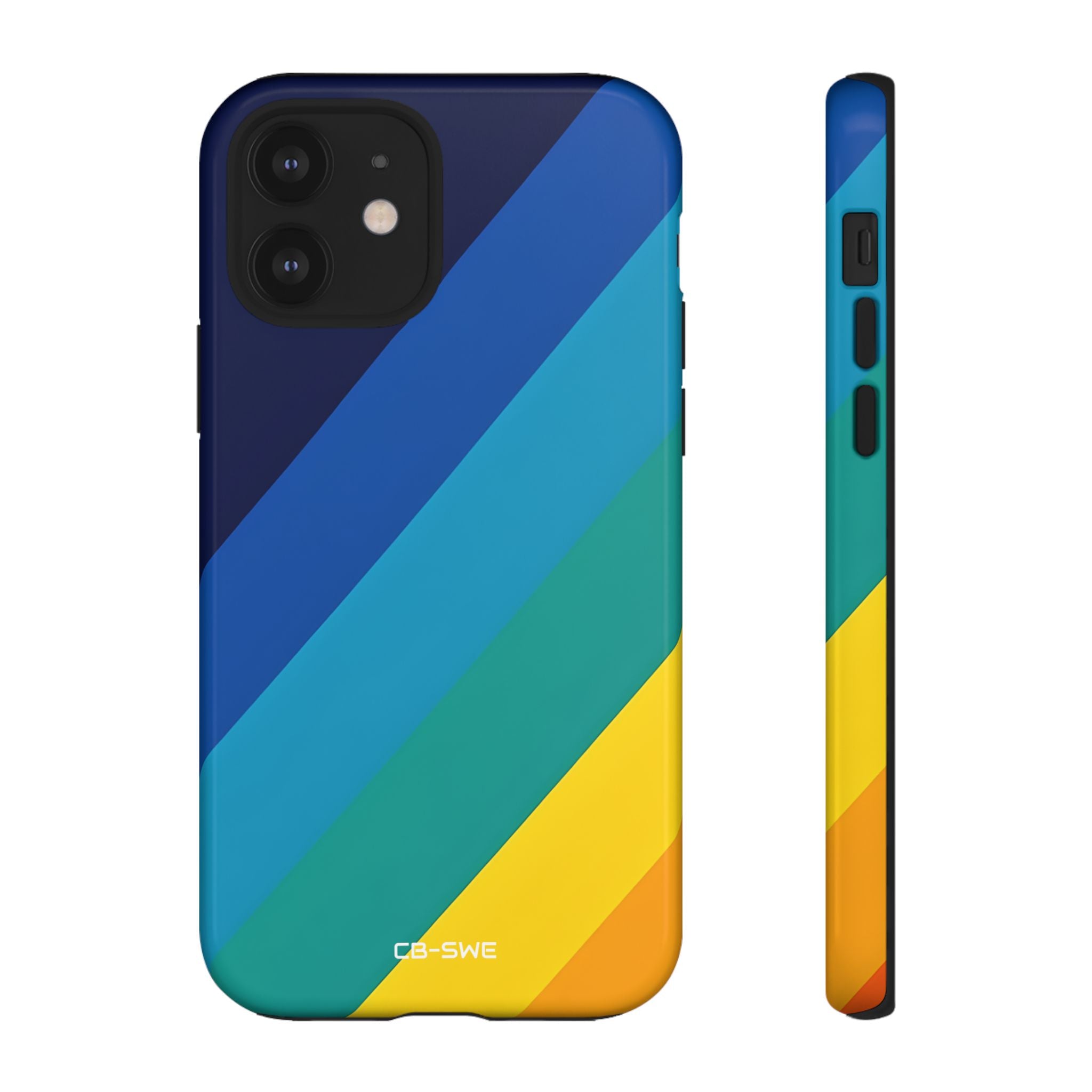 Diagonal Color Spectrum - iPhone Case