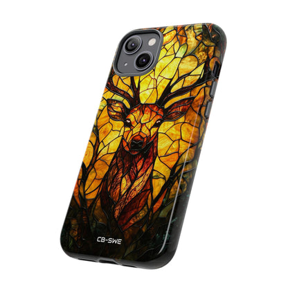 Glowing Stag Emerges - iPhone Case