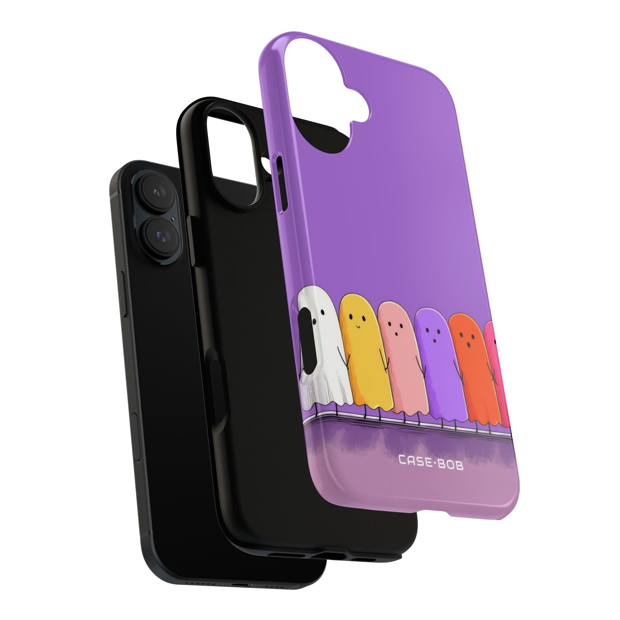 Colorful Ghosts iPhone 16 Plus Case - Tough