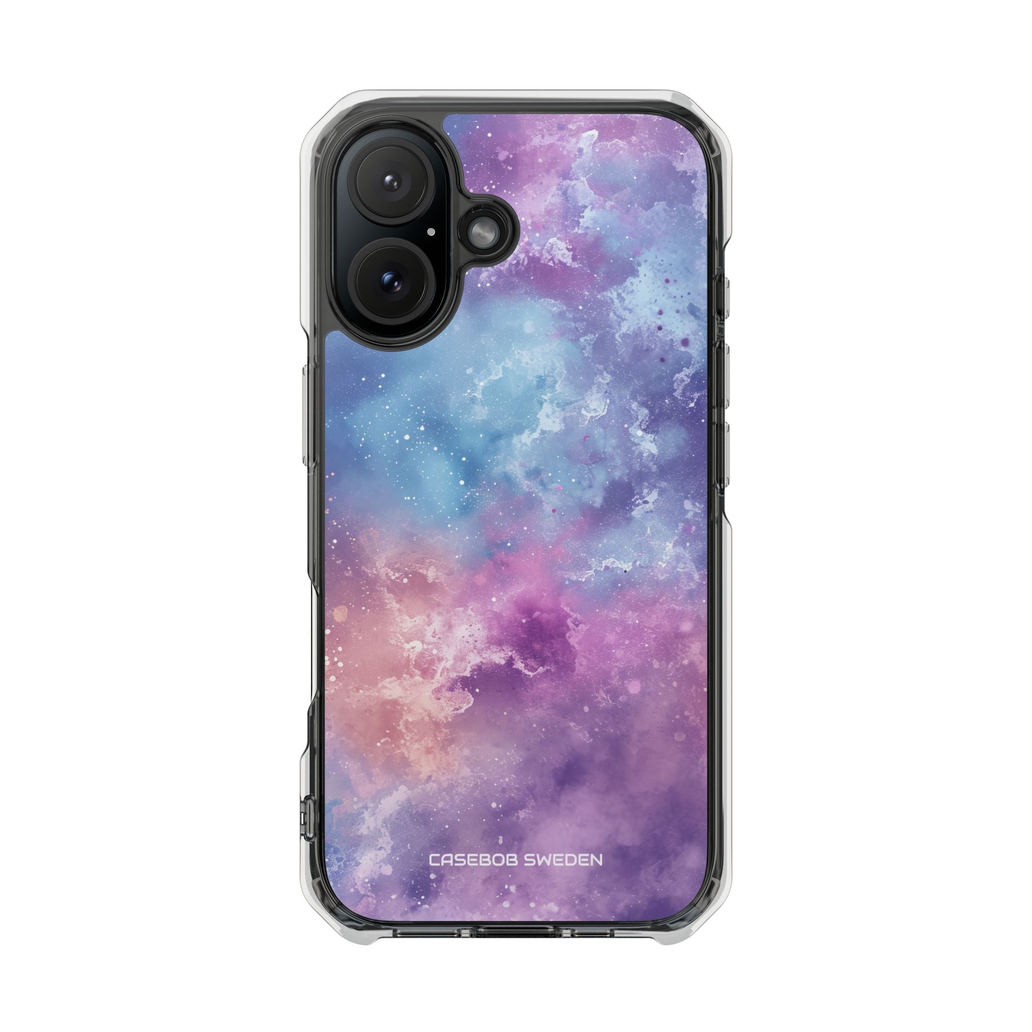 Cosmic Nebula Swirls - Clear Impact iPhone 16 Phone Case