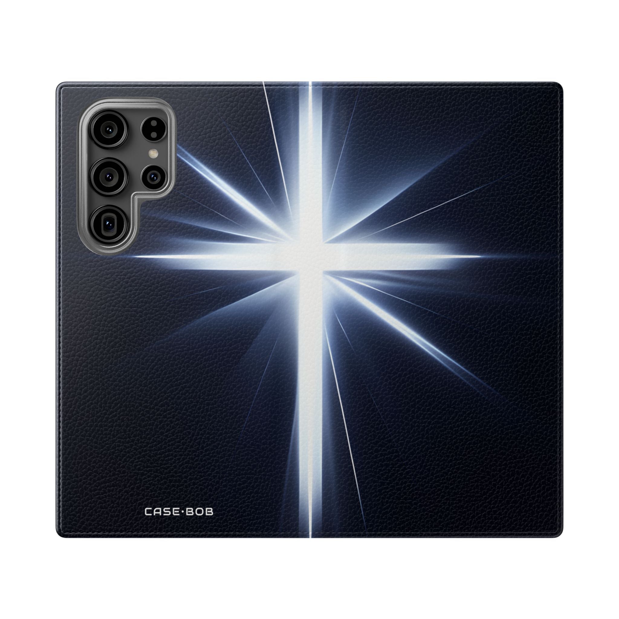 Hehkuva Crossburst - Samsung S23 Ultra -lompakkokotelo