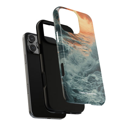 Fiery Wave Power - Tough + MagSafe® iPhone 16 Phone Case