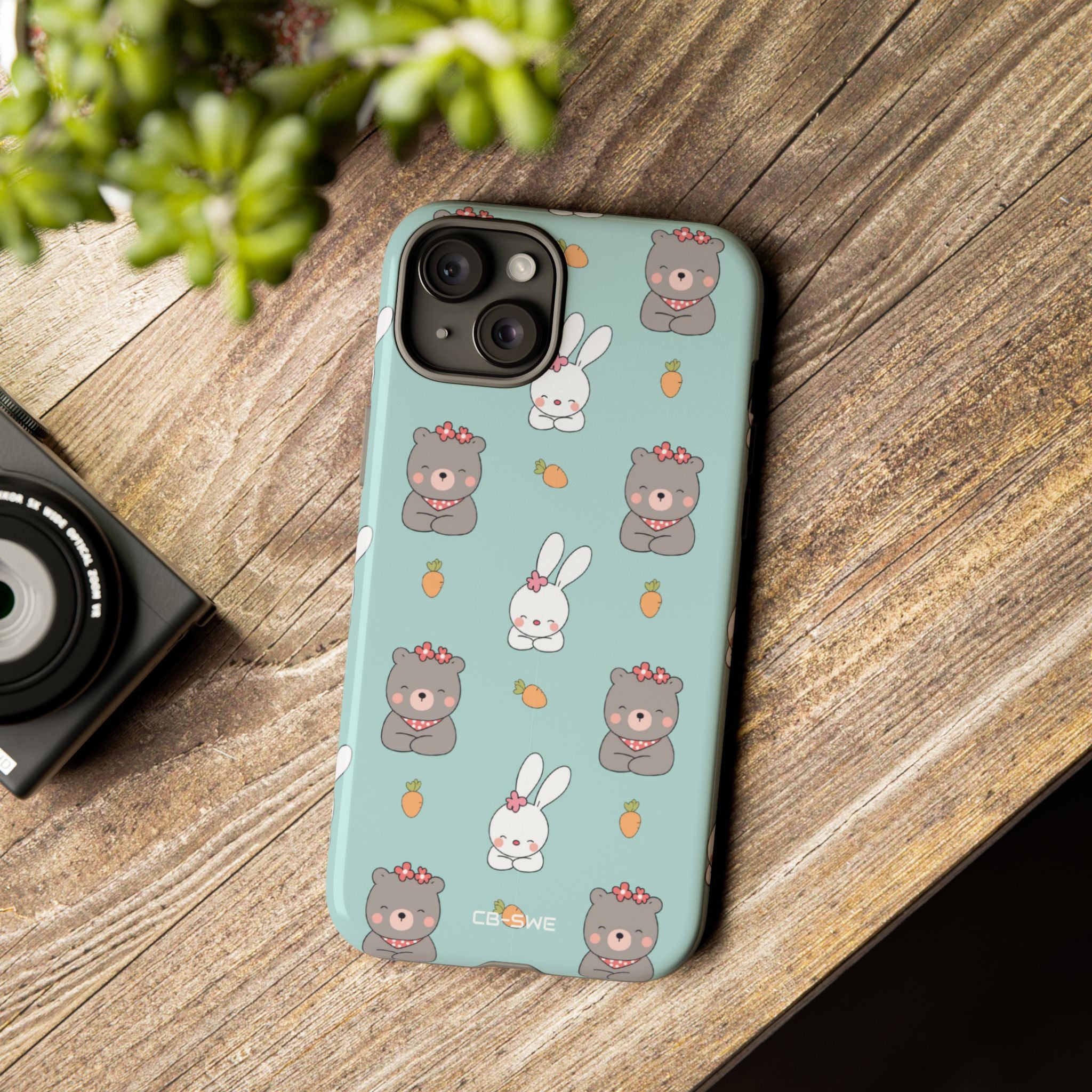 Bunnies Gather Carrots - iPhone Case