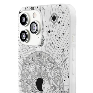 Celestial Mandala Mystique | Flexible Phone Case for iPhone