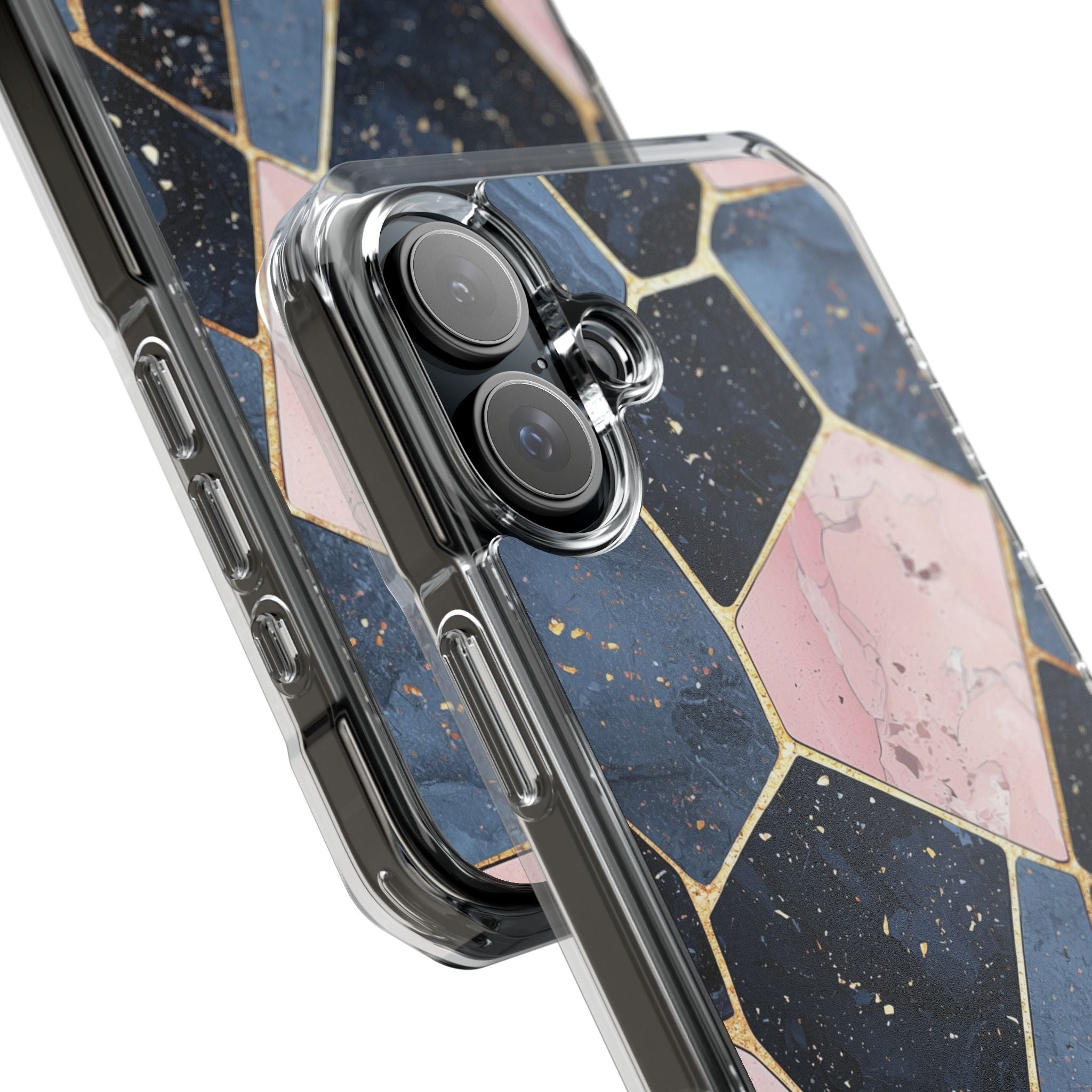 Golden Mosaic iPhone 16 Plus Case - Impact