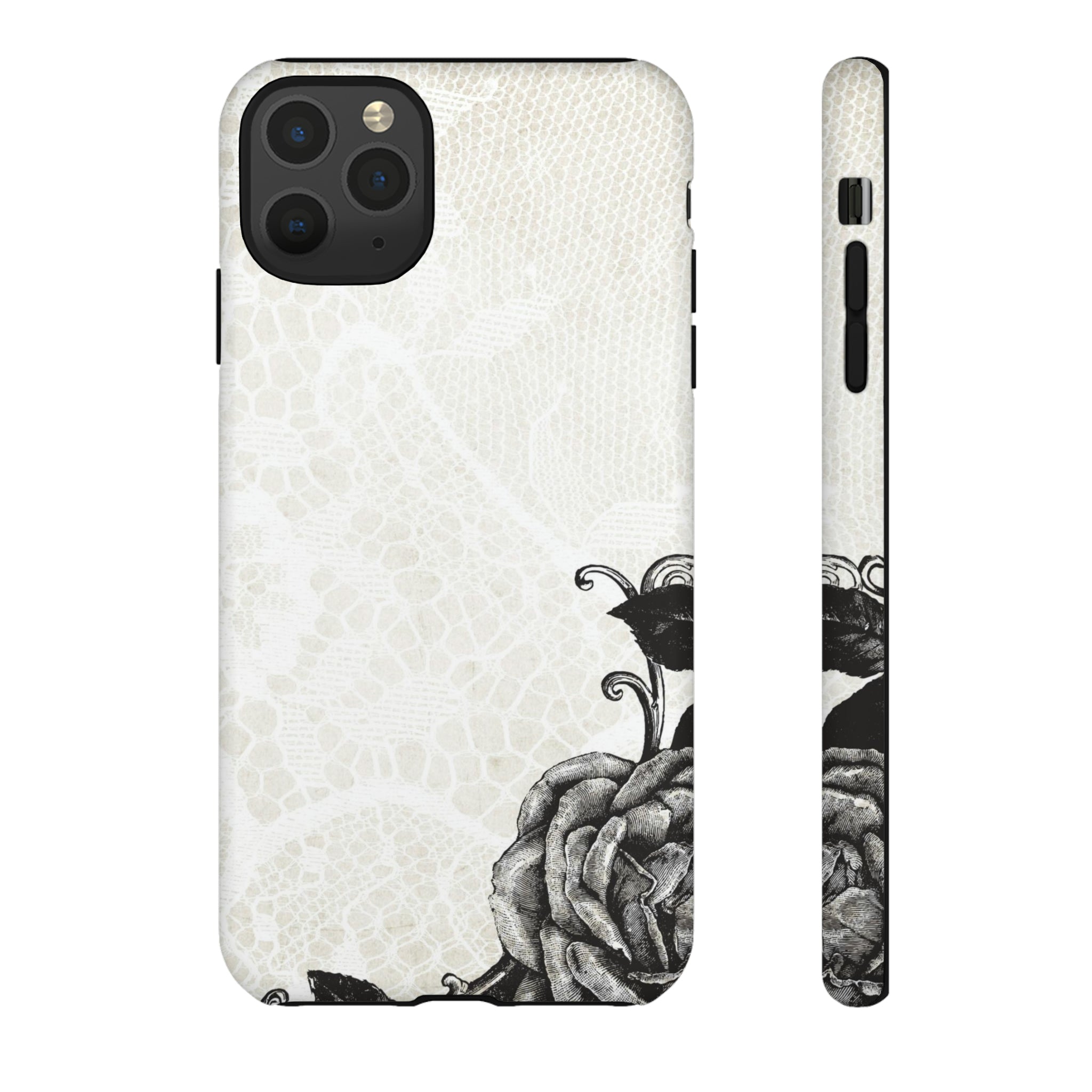 Rosett Gothic Flower - Protective Phone Case