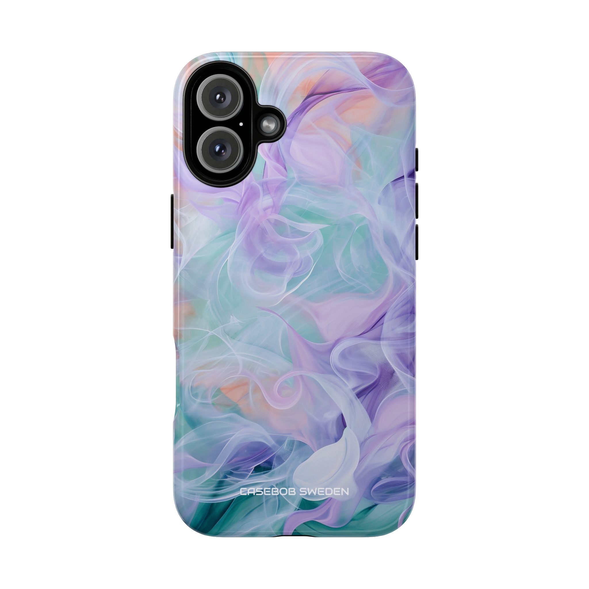 Purple Peach Whirl - Tough iPhone 16 Phone Case