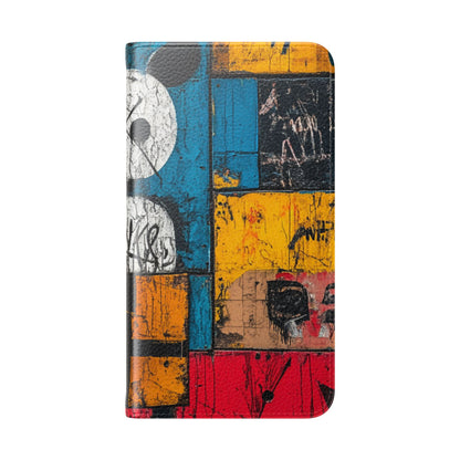 White Orb Graffiti - Samsung S23 Case - Wallet