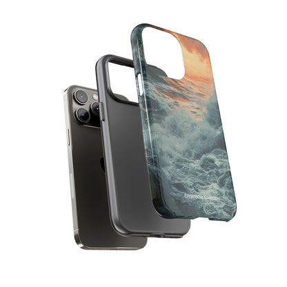 Fiery Wave Power - Tough iPhone 14 Phone Case