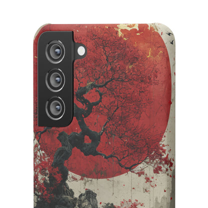 Zen Serenity in Red Harmony Samsung S21 - Slim Phone Case