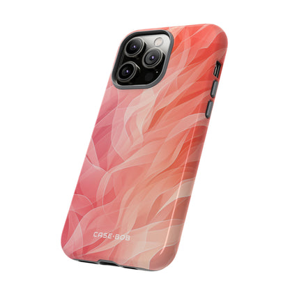 Peach Wave Drift iPhone 14 Pro Max Case - Tough