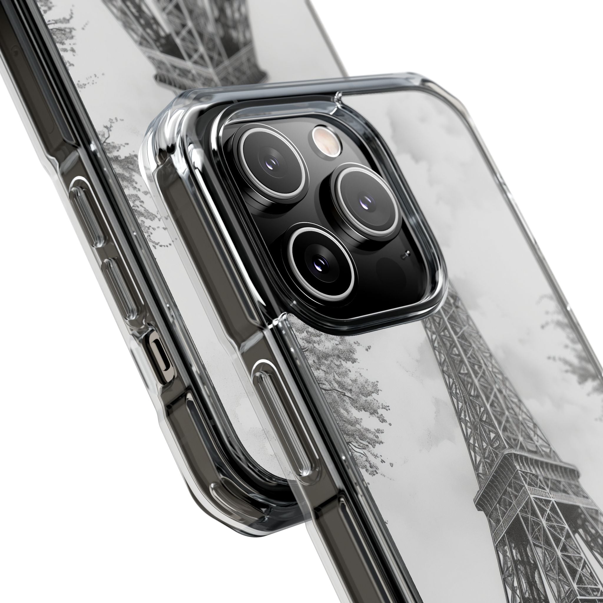 Parisian Monochrome Majesty - Phone Case for iPhone