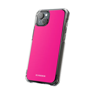 Deep Pink | Phone Case for iPhone (Clear Impact Case - Magnetic)