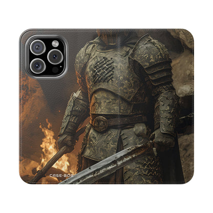 Horned Warrior Flame - iPhone 16 Pro Case - Wallet