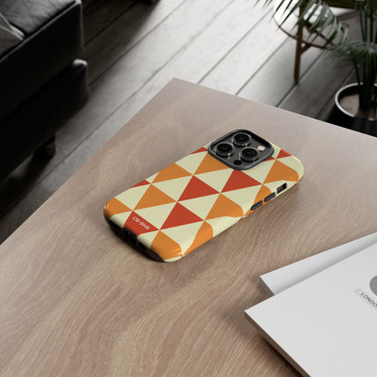 Autumn Triangles Dance - iPhone Case