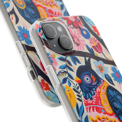 Owl Bloom iPhone 15 Plus Case - Soft