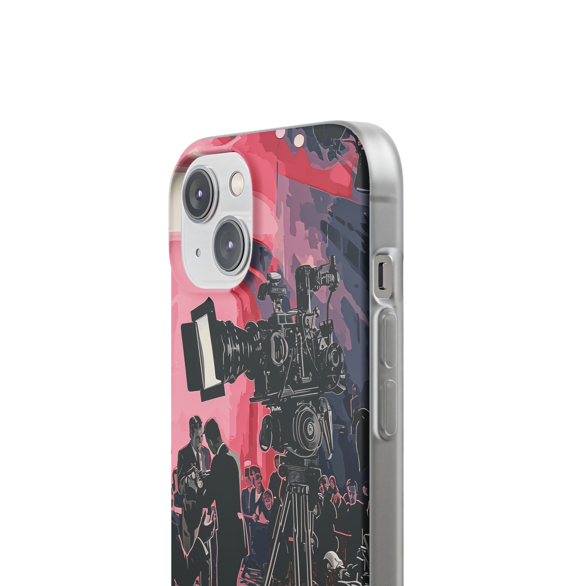 Retro Cinematic Spotlight iPhone 14 - Flexi Phone Case