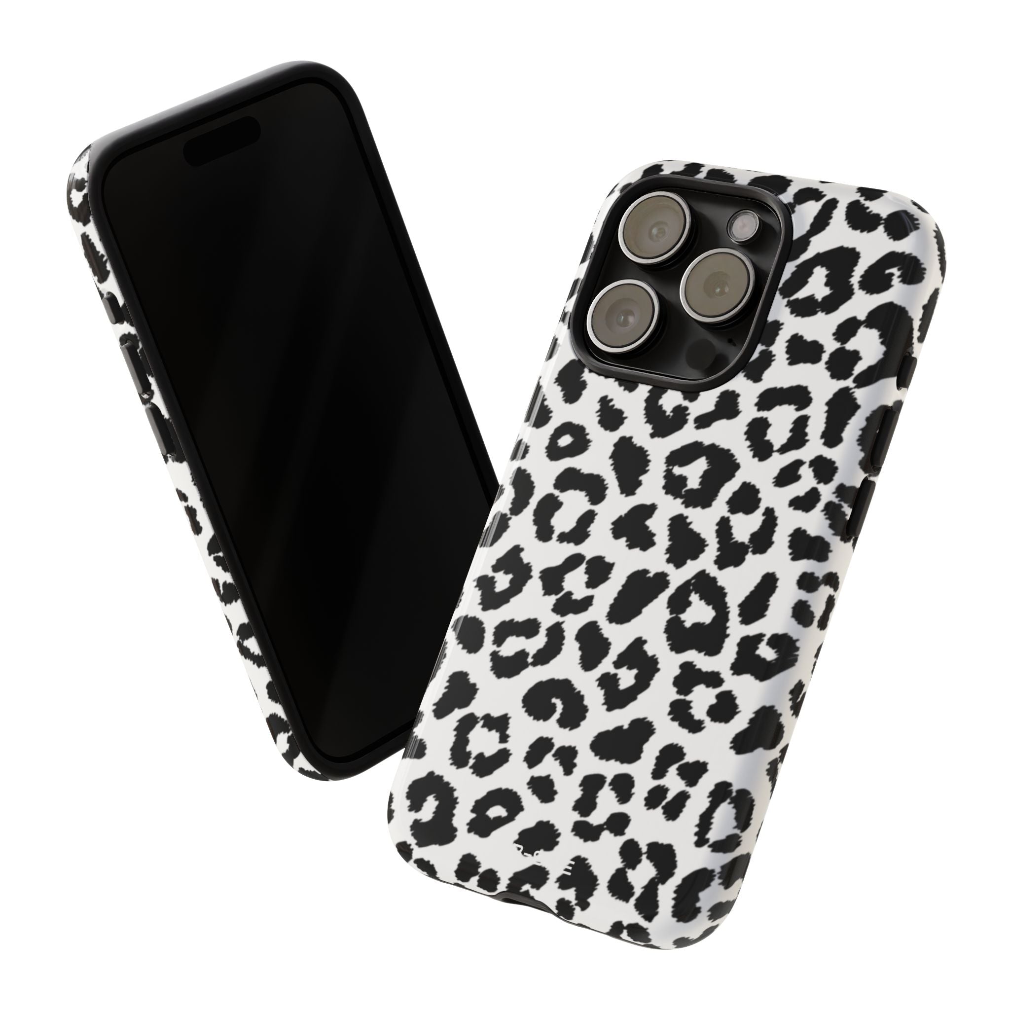Monochrome Leopard Essence - iPhone Case