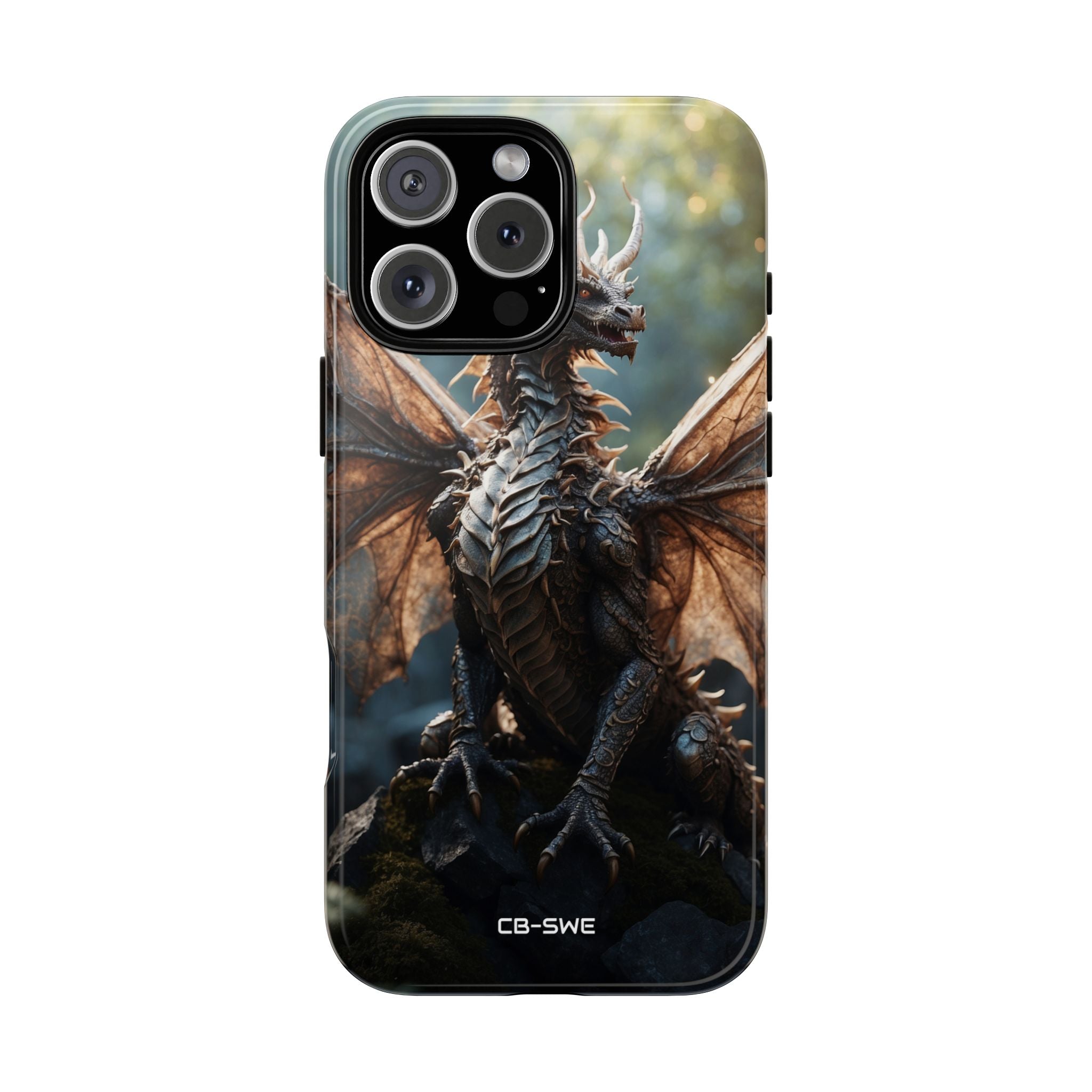 Majestic Dragon Glows - iPhone Case