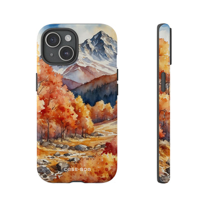 Snowcapped Radiance iPhone 15 Case - Tough