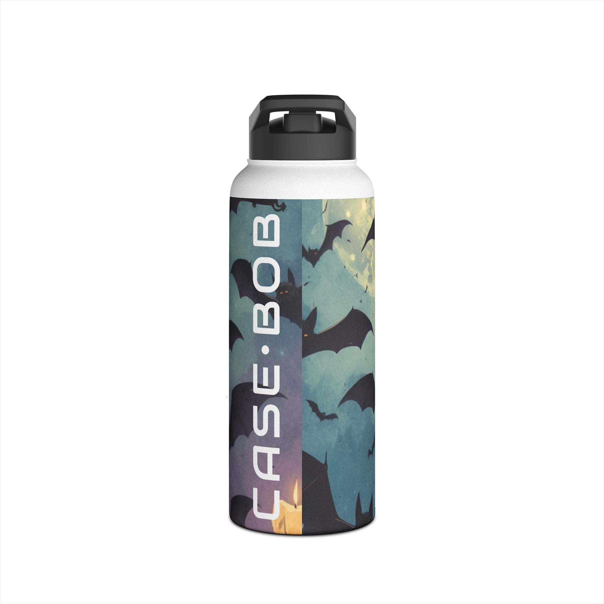 Glowing Bat Wings - Stainless Steel Water Bottle