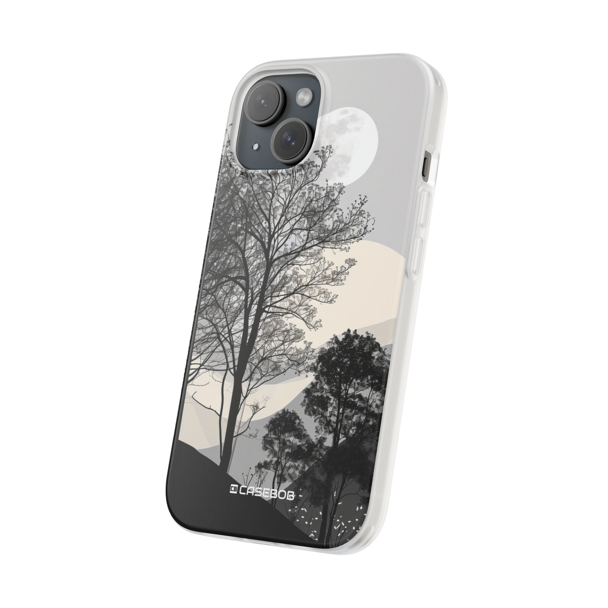 Moonlit Elegance | Flexible Phone Case for iPhone