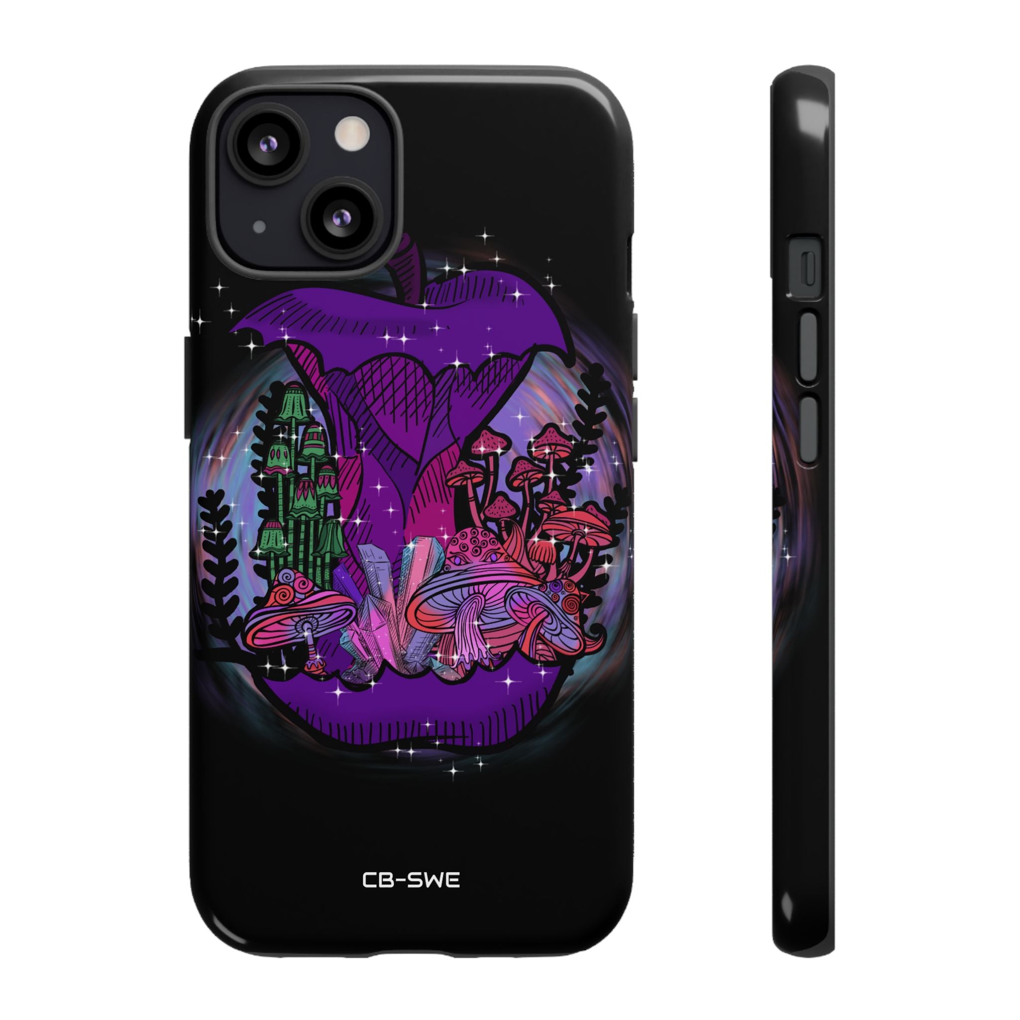 Mystical Purple Apple - iPhone Case