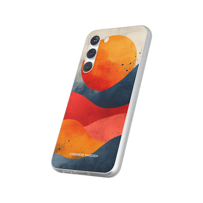 Sunburst Waves - Flexi Samsung S23 Phone Case