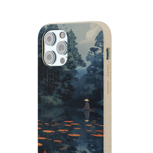 Tranquil Lotus Serenity | Biodegradable Phone Case