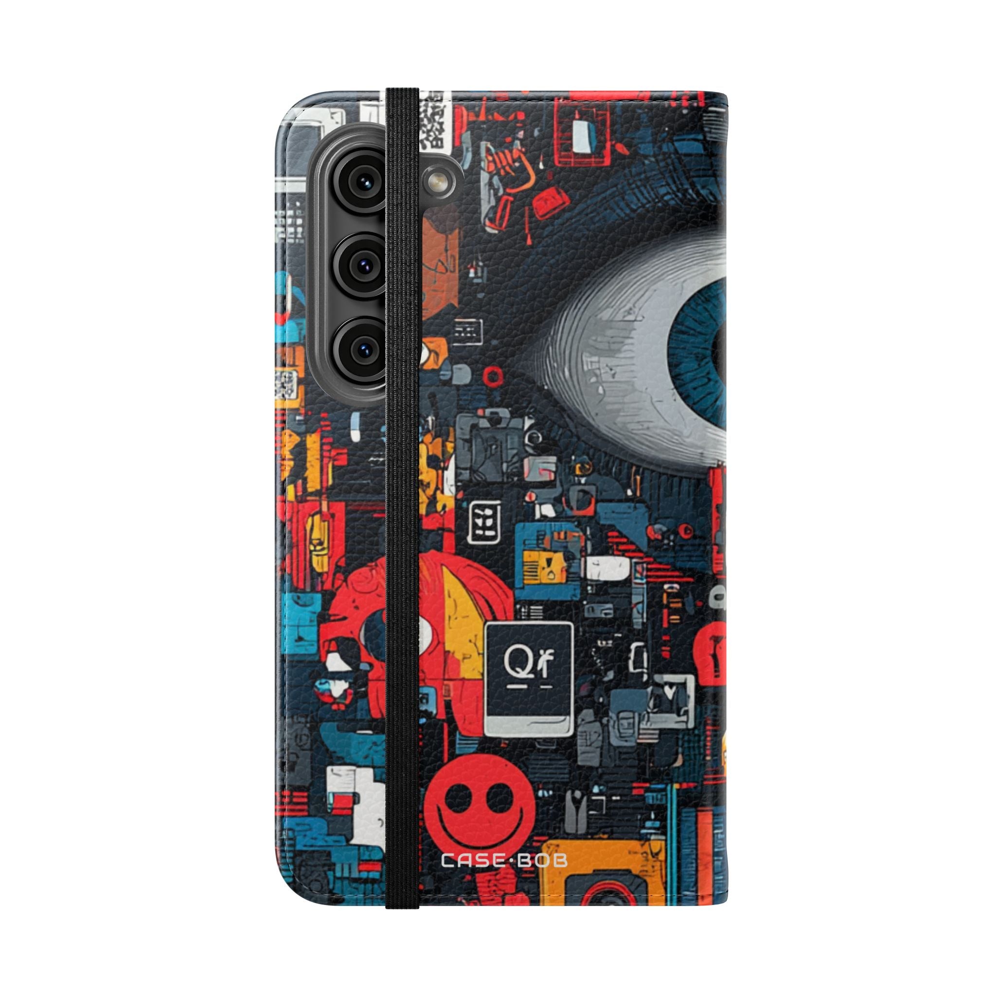 Blue Gaze Mosaic - Samsung S23 Case - Wallet